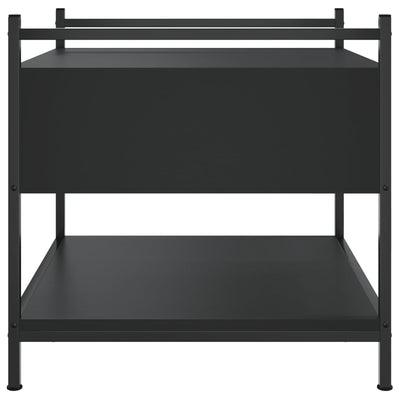 Sohvapöytä musta 50x50x50 cm tekninen puu