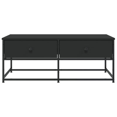 Sohvapöytä musta 100x51x40 cm tekninen puu