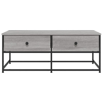 Sohvapöytä harmaa Sonoma 100x51x40 cm tekninen puu