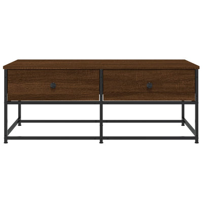 Sohvapöytä ruskea tammi 100x51x40 cm tekninen puu