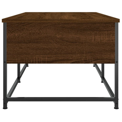Sohvapöytä ruskea tammi 100x51x40 cm tekninen puu