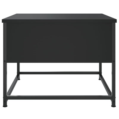 Sohvapöytä musta 51x51x40 cm tekninen puu