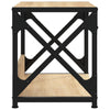 Tulostinteline 2 tasoa Sonoma-tammi 44x26x31,5 cm tekninen puu