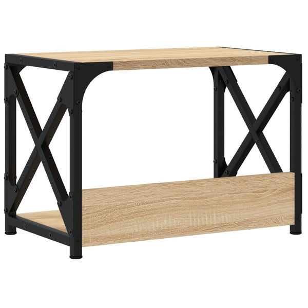 Tulostinteline 2 tasoa Sonoma-tammi 44x26x31,5 cm tekninen puu