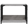 Tulostinteline 2 tasoa harmaa Sonoma 44x26x31,5 cm tekninen puu