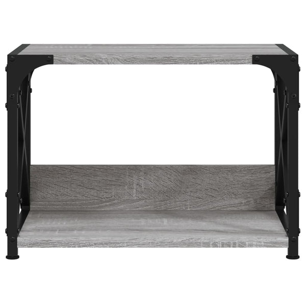 Tulostinteline 2 tasoa harmaa Sonoma 44x26x31,5 cm tekninen puu