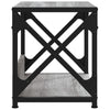 Tulostinteline 2 tasoa harmaa Sonoma 44x26x31,5 cm tekninen puu