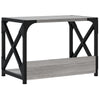 Tulostinteline 2 tasoa harmaa Sonoma 44x26x31,5 cm tekninen puu