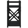 Tulostinteline 2 tasoa musta 40x20x40 cm tekninen puu