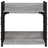 Tulostinteline 2 tasoa harmaa Sonoma 40x20x40 cm tekninen puu