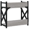 Tulostinteline 2 tasoa harmaa Sonoma 40x20x40 cm tekninen puu