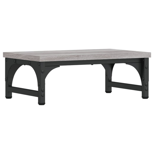Näyttöteline harmaa Sonoma 37x23x14 cm tekninen puu