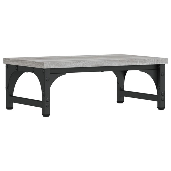 Näyttöteline harmaa Sonoma 37x23x14 cm tekninen puu