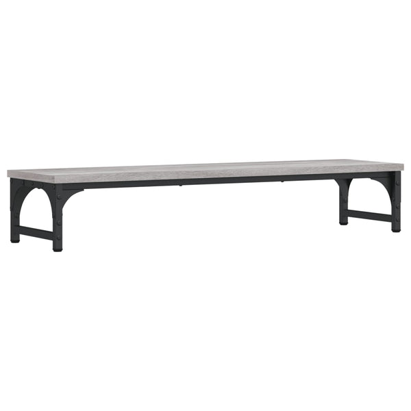 Näyttöteline harmaa Sonoma 85x23x15,5 cm tekninen puu