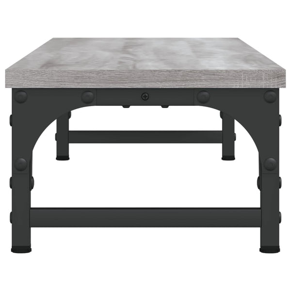 Näyttöteline harmaa Sonoma 85x23x15,5 cm tekninen puu
