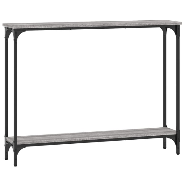 Konsolipöytä harmaa Sonoma 100x22,5x75 cm tekninen puu
