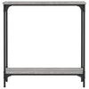 Harmaa konsolipöytä Istvan 75x22,5x75cm (puinen)