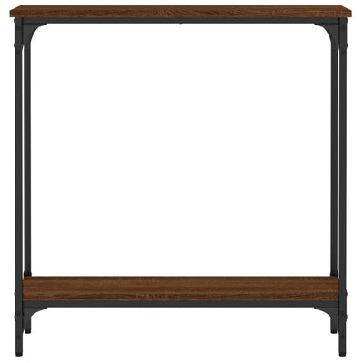 Ruskea tammi konsolipöytä Istvan 75x22,5x75cm (puinen)