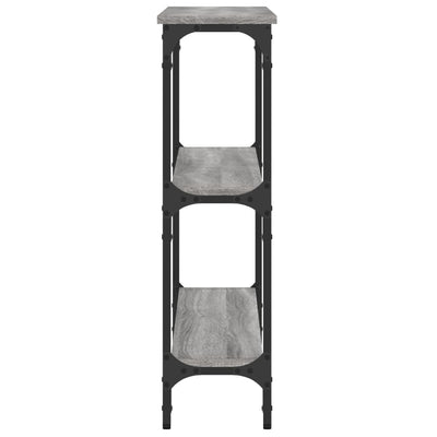 Harmaa konsolipöytä Ruxandari 100x22,5x75cm (puinen)