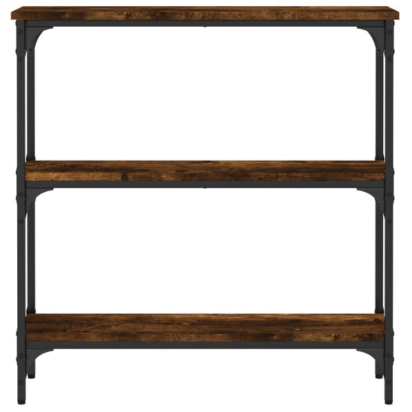 Konsolipöytä savutammi 75x22,5x75 cm tekninen puu