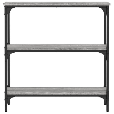 Konsolipöytä harmaa Sonoma 75x22,5x75 cm tekninen puu