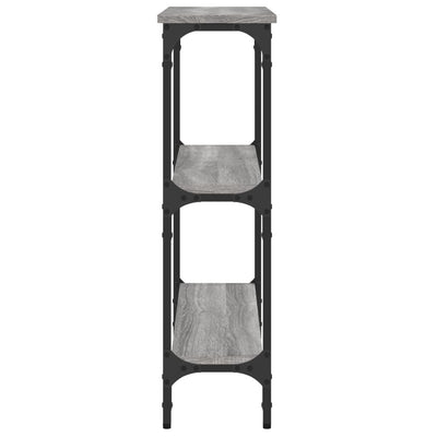 Harmaa konsolipöytä Ruxandari 75x22,5x75cm (puinen)