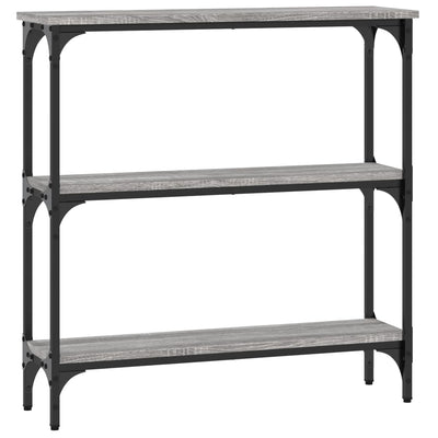 Konsolipöytä harmaa Sonoma 75x22,5x75 cm tekninen puu