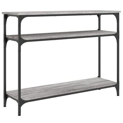 Konsolipöytä harmaa Sonoma 100x29x75 cm tekninen puu