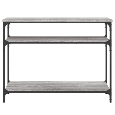 Konsolipöytä harmaa Sonoma 100x29x75 cm tekninen puu