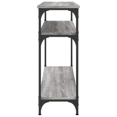Konsolipöytä harmaa Sonoma 100x29x75 cm tekninen puu