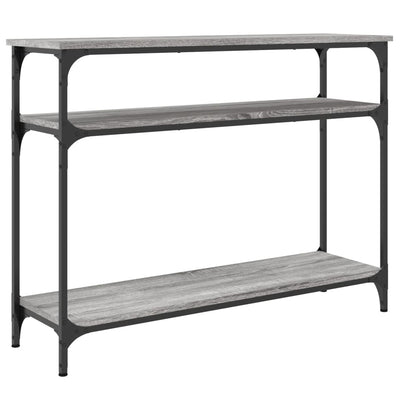 Konsolipöytä harmaa Sonoma 100x29x75 cm tekninen puu