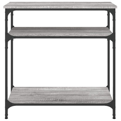 Konsolipöytä harmaa Sonoma 75x29x75 cm tekninen puu