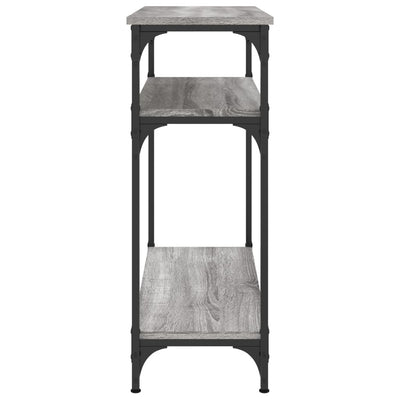Konsolipöytä harmaa Sonoma 75x29x75 cm tekninen puu