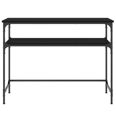Konsolipöytä musta 100x35,5x75 cm tekninen puu