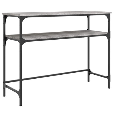 Konsolipöytä harmaa Sonoma 100x35,5x75 cm tekninen puu