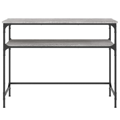 Konsolipöytä harmaa Sonoma 100x35,5x75 cm tekninen puu
