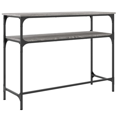 Konsolipöytä harmaa Sonoma 100x35,5x75 cm tekninen puu