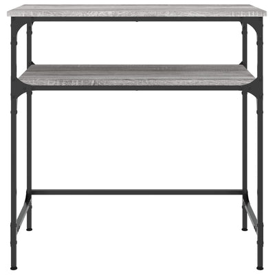 Konsolipöytä harmaa Sonoma 75x35,5x75 cm tekninen puu