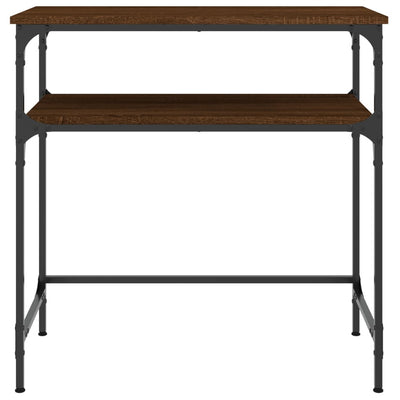 Ruskea tammi konsolipöytä Rupan 75x35,5x75cm (puinen)