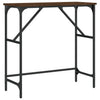 Konsolipöytä ruskea tammi 75x32x75 cm tekninen puu