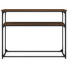 Konsolipöytä ruskea tammi 100x35,5x75 cm tekninen puu