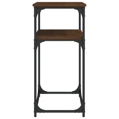 Konsolipöytä ruskea tammi 100x35,5x75 cm tekninen puu