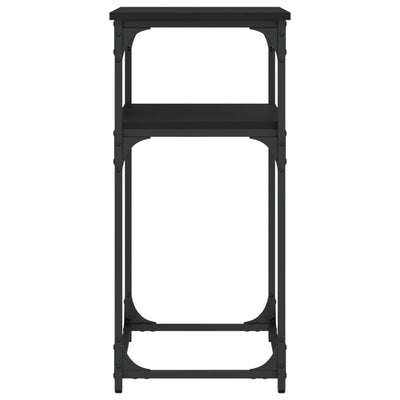 Musta konsolipöytä Petroni 75x35,5x75cm (puinen)