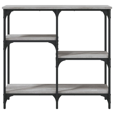 Konsolipöytä harmaa Sonoma 80x29x75 cm tekninen puu
