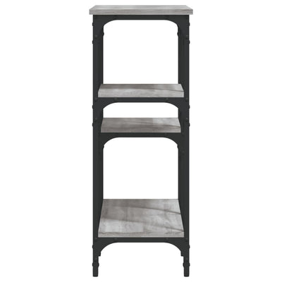 Konsolipöytä harmaa Sonoma 80x29x75 cm tekninen puu