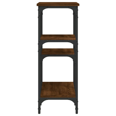 Ruskea konsolipöytä Costinelly 80x29x75cm (puinen)