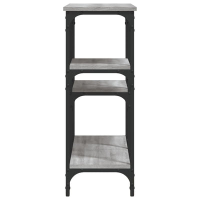 Konsolipöytä harmaa Sonoma 102x29x75 cm tekninen puu