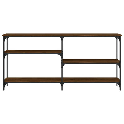 Ruskea konsolipöytä Costinelly 160x29x75cm (puinen)