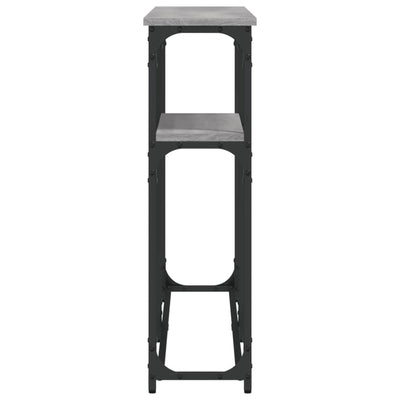 Harmaa konsolipöytä Grattziolla 145x22,5x75cm (puinen)