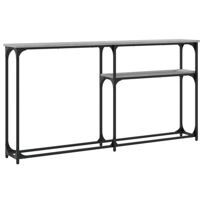 Harmaa konsolipöytä Grattziolla 145x22,5x75cm (puinen)